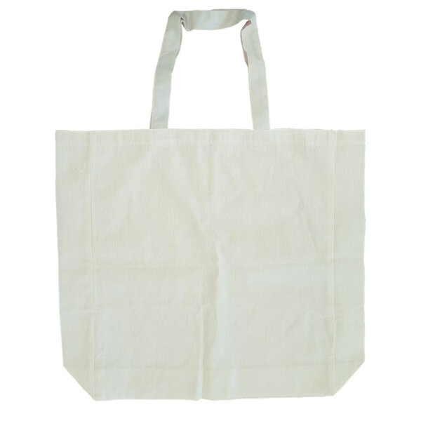 Calico Short Handle Shopping Tote 370mm x 420mm Front